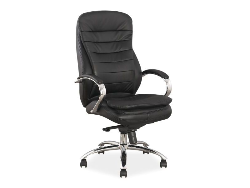 Signal Kancelářská židle Q-154 černá kůže / ekokůže