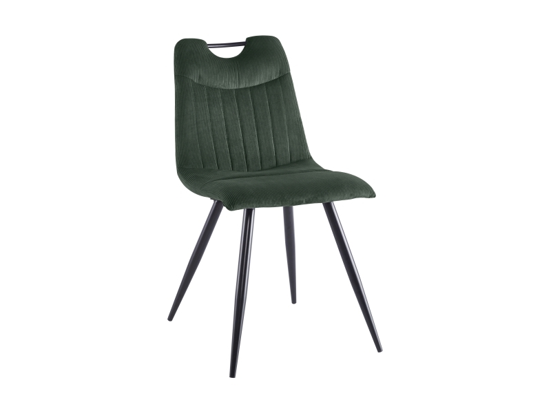 Signal Židle ORFE manchester černý rám / zelená FJORD 79
