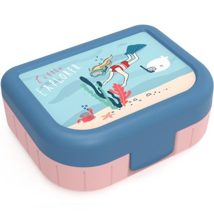 Svačinový box 1L KIDS EXPLORER - růžová