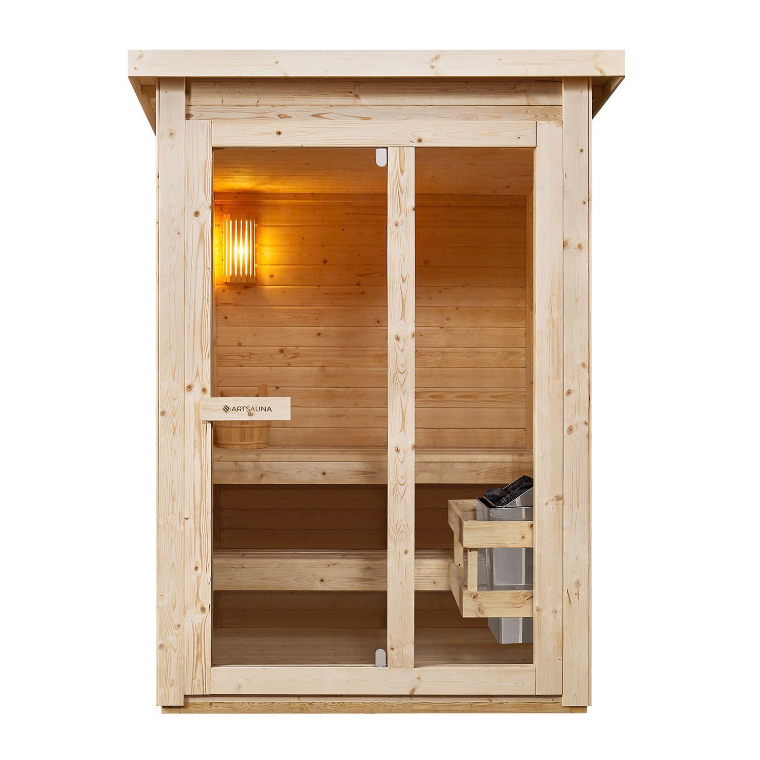 Juskys Venkovní sauna Varberg 145 x 150 cm